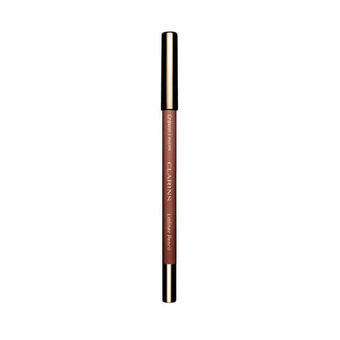 Jag Couture London New York Clarins Lipliner Pencil 02 Nude Beige, close-up of the beige lip liner pencil on a white background
