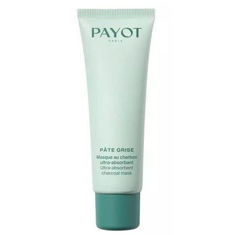 Jag Couture London Payot Pâte Grise Charcoal Mask 50ml jar with black and gray packaging, suitable for deep cleansing and skin purification.