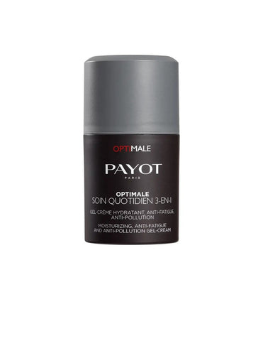 Jag Couture London New York Payot Hom Soin Quotidien 3-in-1 skincare product in 50ml bottle, featuring a sleek design and pump dispenser.