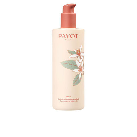 Payot Nue Leche Micelar Limpiadora in a 400ml bottle, gentle makeup remover and cleanser from the Payot skincare line.