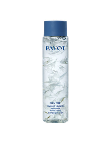 Jag Couture London New York Payot Source Infusion Hydratante Repulpante 125ml bottle with hydrating, plumping skincare product visible.