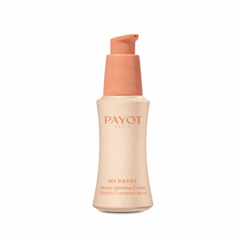 Jag Couture London My Payot Vitamin C Radiance Serum 30ml bottle with dropper, highlighting brightening skincare.