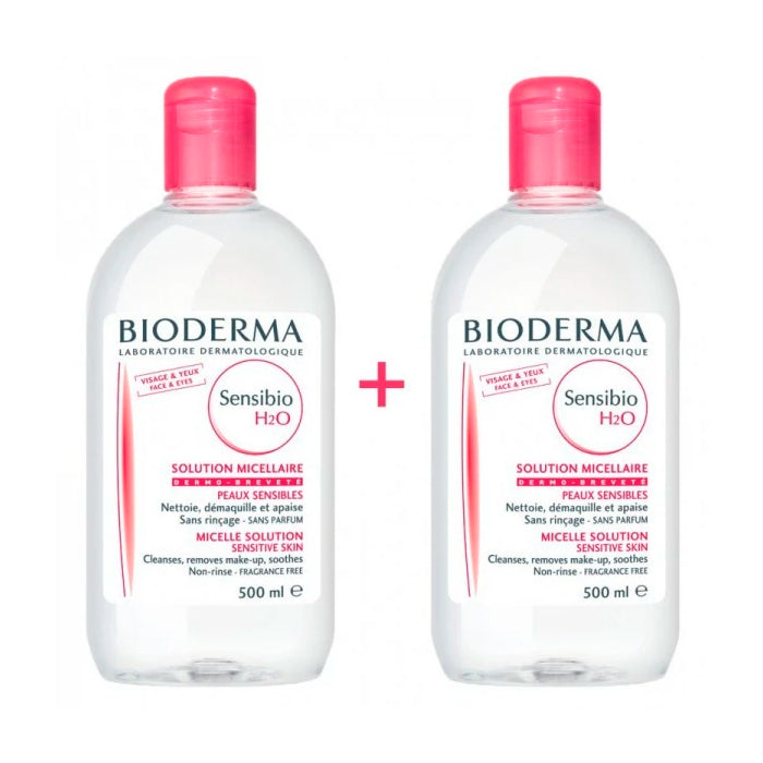 Bioderma Sensibio H2O Make Up Removing Micelle Solution 2x500ml Jag Couture London - New York