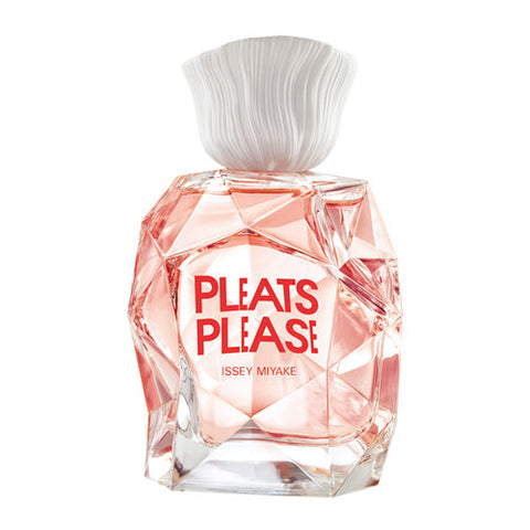 Issey Miyake Pleats Please Eau De Toilette spray 50ml with sleek bottle design, featuring vibrant colors and elegant packaging.