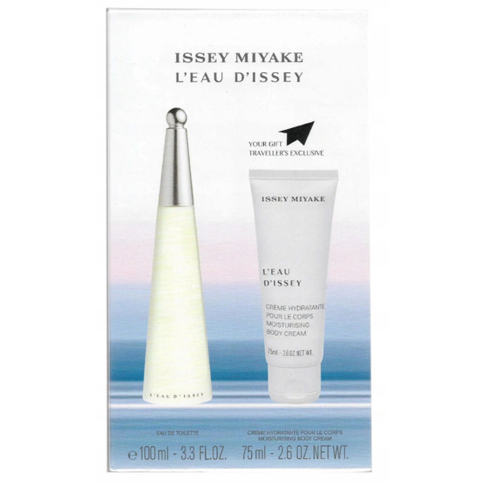 Issey Miyake L'Eau D'Issey Eau De Toilette Spray 100ml Set 2 Pieces Jag Couture London - New York