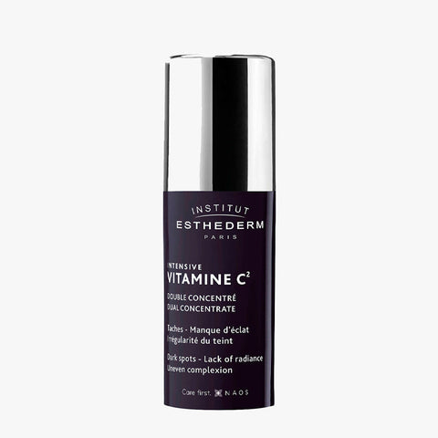 Jag Couture London Intensive Vitamine C serum in a 10ml bottle, featuring bright orange packaging and dropper applicator.