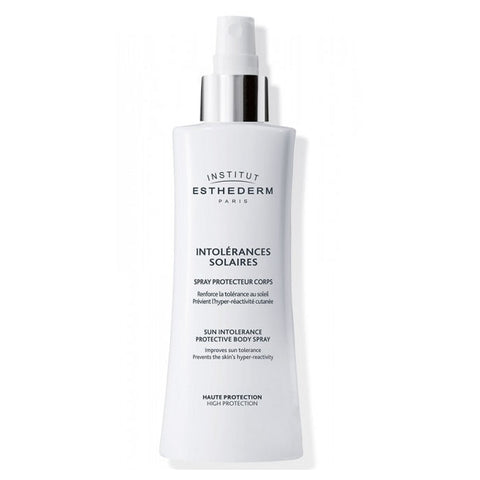 Institut Esthederm Sun Intolerance Protective Body Spray in 150ml bottle, designed for sensitive skin protection.
