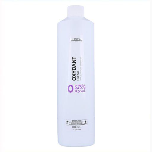 L'oreal Professionnel Oxydant Creme 12.5 Vol in 1000ml bottle, used for hair coloring and bleaching processes.