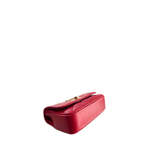 Red Baldinini Trend SC1418 Lucca leather shoe by Jag Couture London New York, showcasing sleek design and high-quality craftsmanship.