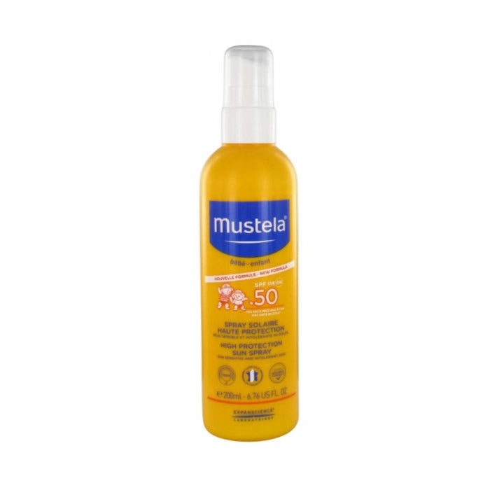 Mustela High Protection Sun Spray Spray Spf50 200ml Jag Couture London - New York