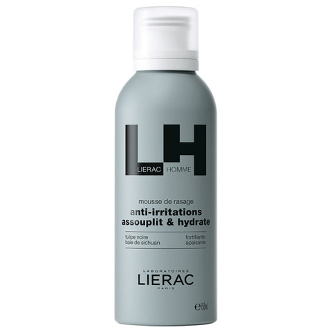 Lierac Homme Foam Shampoo 150ml in a sleek bottle, designed for men's hair care by Jag Couture London - New York.