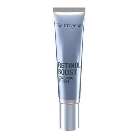 Neutrogena Retinol Boost Eye Contour cream in 15ml jar, designed to reduce fine lines and brighten the eye area.