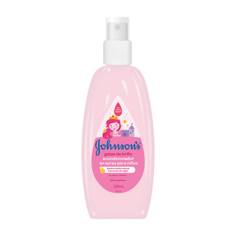 Jag Couture London - New York Johnsons children's spray conditioner 200ml bottle with pump for gentle hair care.