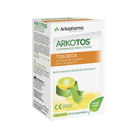 Arkopharma Arkotos 24 cough tablets in blister pack, natural medicinal product for cough relief, by Jag Couture London - New York