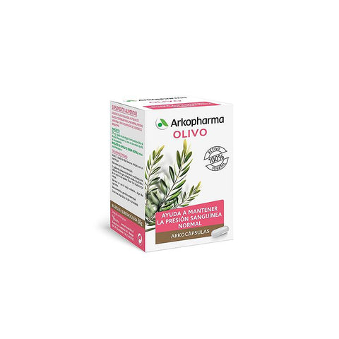 Jag Couture London - New York Arkopharma Olive Tree supplement capsules in a bottle, natural health product for wellness.