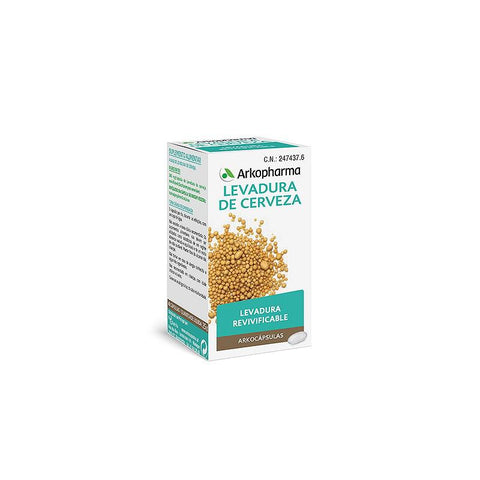 Arkopharma Arkocapsulas Brewer's Yeast capsules in a bottle, dietary supplement for skin and energy from Jag Couture London - New York