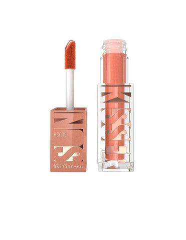Maybelline Sunkisser liquid blush and bronzer in shade 03 Sol, 4.7ml, featuring a sleek liquid formula for a natural glow.
