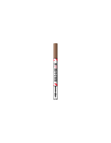 Maybelline Mayb Brow Buil A Brow eyebrow mascara in a sleek tube, showcasing the product and applicator.