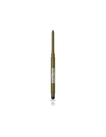 Maybelline Smokey Gel Pencil Eyeliner by Jag Couture London, New York, showing a close-up of the black eyeliner pencil.