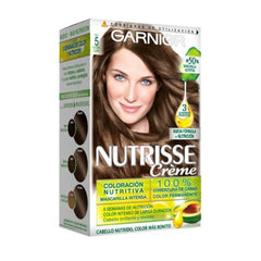 Garnier Nutrisse Crème Nourishing Color 5 Light Brown Jag Couture London - New York
