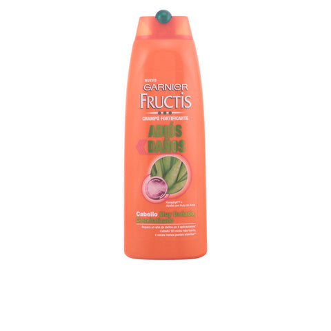 Garnier Fructis Goodbye Damage hair treatment for very damaged hair, 300ml bottle, featuring vibrant packaging.