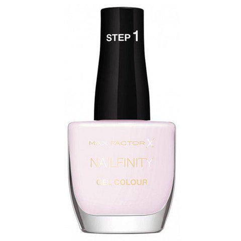 Max Factor Laca Uñas M Factor Finity nail polish bottle with black cap, featuring the product label and shiny finish.