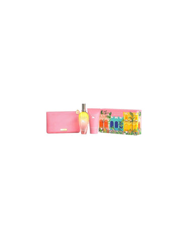 Set Escada Brisa Cubana Edt 100ml Body 100ml Neceser@