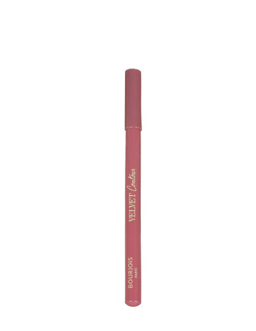 Jag Couture London Velvet Contour Lip Liner in 19-Des Roses, 1.14g, with a soft pink shade and sleek packaging.