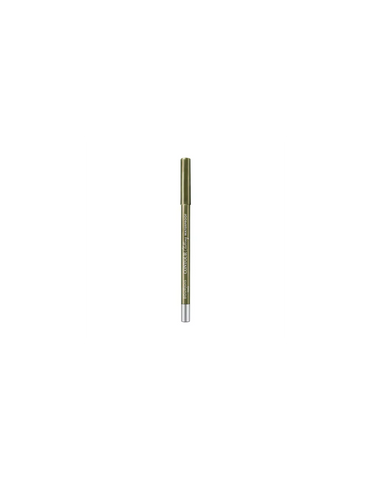 Waterproof Bourjois Contour Clubbing Kaki'n'Gold eye pencil by Jag Couture London, showing the sharpened pencil tip and packaging.