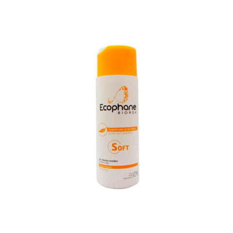 Jag Couture London Ecophane Ultrasoft Shampoo in 200ml bottle, gentle hair care with Biorga Ecophane for soft, healthy hair.