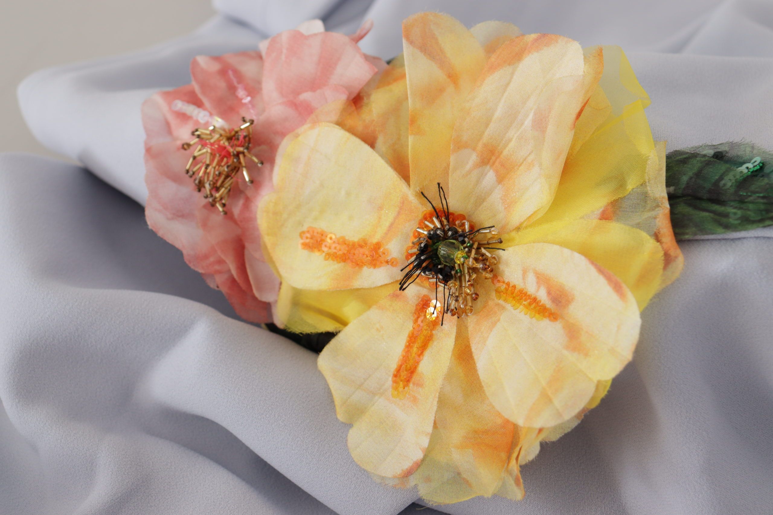 Blue floral applique midi viscose dress by Dolce & Gabbana, featuring a flowing silhouette with intricate floral details.