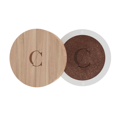Couleur Caramel Sunkissed Eyeshadow in Chocolat, 2.5g, a rich brown eye shadow with natural finish from Jag Couture London.