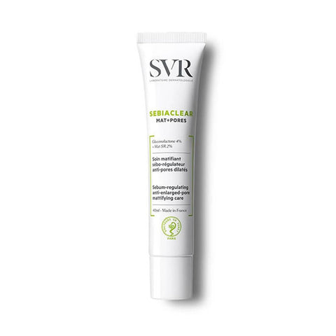 Jag Couture London Sebiaclear Cream Mat+Pores in 40ml tube, featuring smooth, matte finish for oily, acne-prone skin.