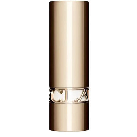 Clarins Joli Rouge L'Écrin Gold lipstick in a sleek gold case, showcasing vibrant red color and elegant packaging.