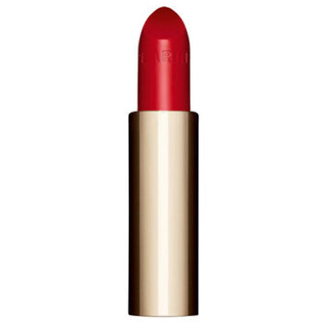 Clarins Joli Rouge Satin lipstick in shade 742 Joli Rouge refill, 3.5g, featuring sleek packaging and rich, satin finish.