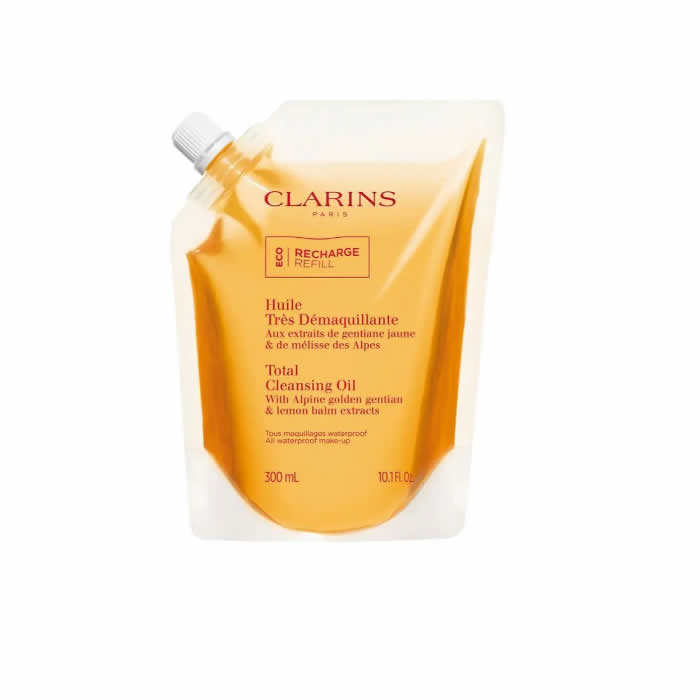 Clarins Total Cleansing Oil 300ml Refill Jag Couture London - New York