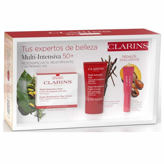 Clarins Super Restorative Day Cream All Skin Types 50ml Set 3 Pieces Jag Couture London - New York