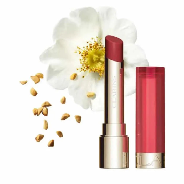 Jag Couture London New York Clarins Lip Oil Balm 05 Cherry in 2.9g, featuring a sleek tube and vibrant cherry-colored lip oil.
