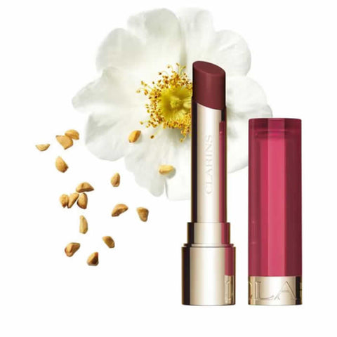 Jag Couture London New York Clarins Lip Oil Balm 06 Fig in 2.9g tube, smooth lip care with nourishing formula.