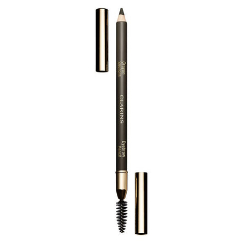 Jag Couture London New York Clarins Eyebrow Pencil 01 Dark Brown displayed on a clean background.