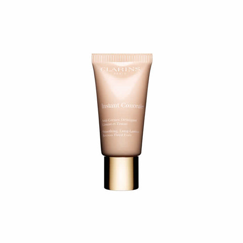 Jag Couture London-New York Clarins Instant Concealer Fatigue Fighting 02.5 15ml tube, highlighting its applicator and sleek packaging.
