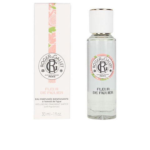 Roger & Gallet Fleur de Figuier Eau Fraîche Parfumée spray bottle, 30ml, with elegant packaging and floral fig tree design.