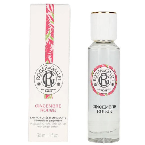 Gingembre Rouge Eau Parfumée Bienfaisante vaporizer bottle by Jag Couture London New York, 30ml display with product label