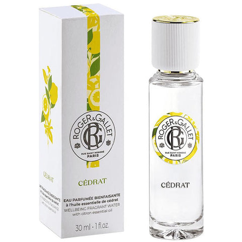 Jag Couture London Cédrat Eau Parfumante Bienfaisante vaporizer 30ml bottle, elegant packaging with citrus scent.