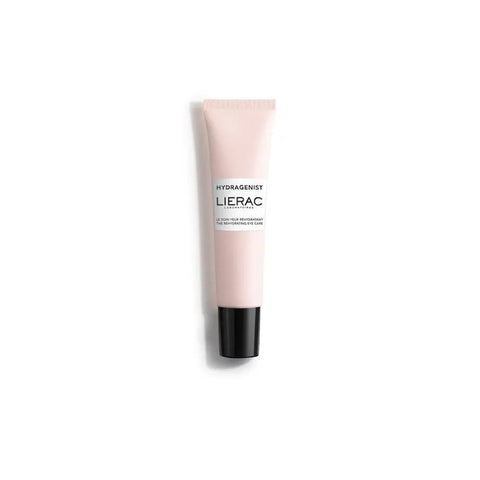 Lierac Hydragenist Rehydrating Eye Cream in 15ml jar, designed to hydrate and refresh the delicate eye area.