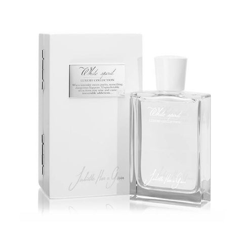 Juliette Has A Gun White Spirit Eau De Parfum spray 75ml, sleek white bottle, elegant design