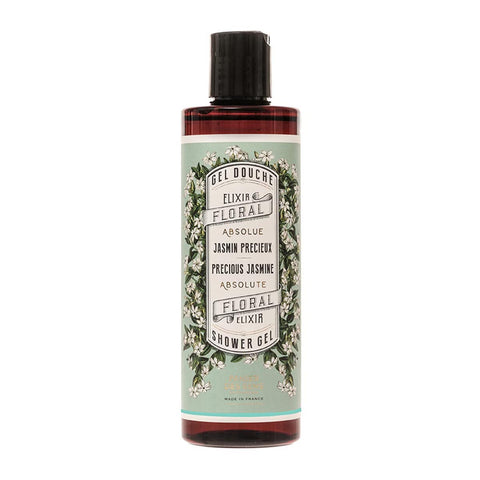 Jag Couture London floral jasmine bath gel in 250ml bottle from Panier Des Sens Elixir Floral Precious collection.