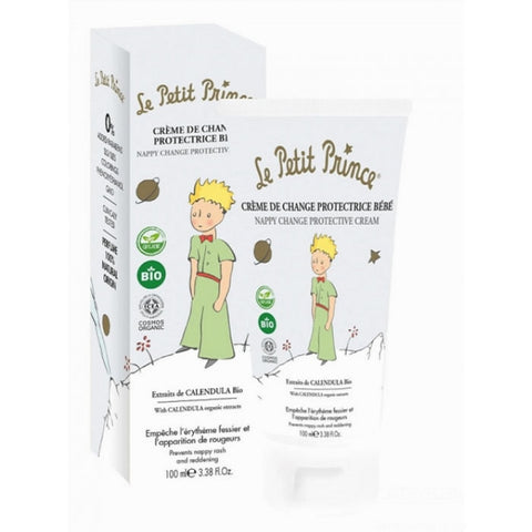 Cartoon Le Petit Prince nappy change protective cream 100ml by Jag Couture London New York, featuring a colorful packaging design.
