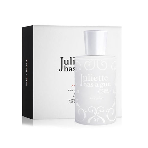 Juliette Has A Gun Anyway Eau De Parfum spray in 100ml bottle, elegant fragrance with minimalist design.