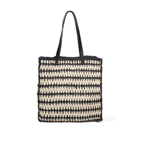 Black Viola Castellani VC220738323FBG handbag by Jag Couture London New York with sleek leather finish and silver hardware.